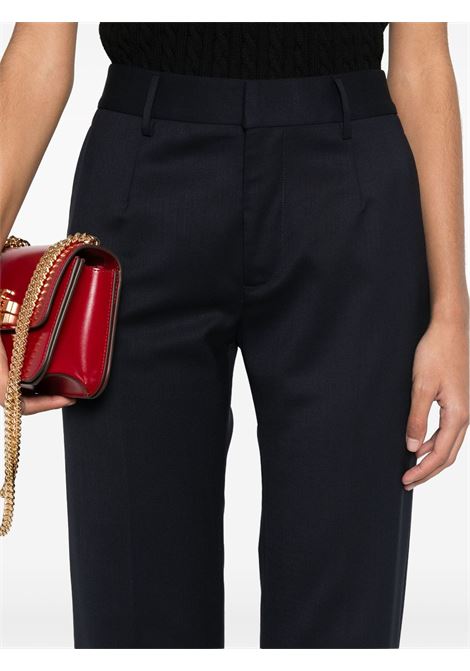 Navy blue straight-leg trousers Alessandra rich - women ALESSANDRA RICH | FABX3300F44941844